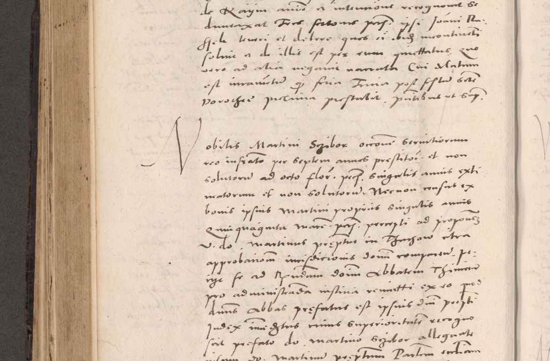 Zdjęcie nr 560 dla obiektu archiwalnego: Acta actorum causarum, sententiarum tam diffinitivarum quam interloquutoriarum, decretorum, obligationum, quietationum et constitutionum procuratorum coram reverendo domino Stanislao Schlomovski praeposito Calissiensi, archidiacono Sandecensi, canonico vicarioque in spiritualibus generali Cracocoviensi ad annum Domini millesimum quingentesimum quinquagesimum sextum, cuius indicatio quatuor decima, pontificatus sanctissimi in Christo patris domini Pauli divina providencia pape quarti anno ipsius