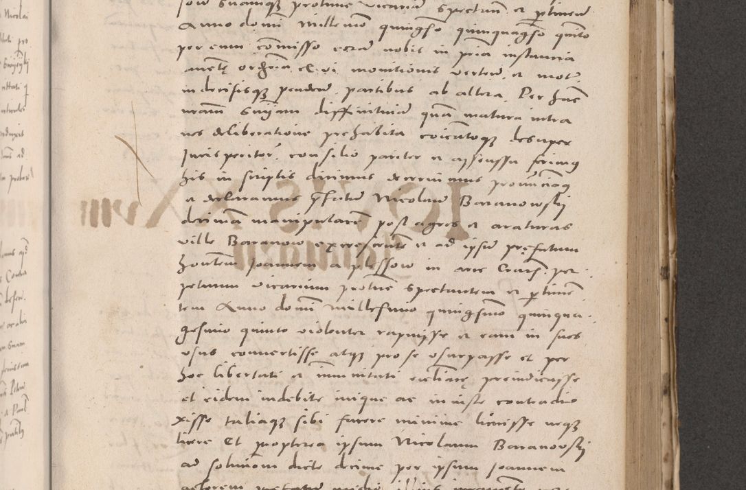 Zdjęcie nr 553 dla obiektu archiwalnego: Acta actorum causarum, sententiarum tam diffinitivarum quam interloquutoriarum, decretorum, obligationum, quietationum et constitutionum procuratorum coram reverendo domino Stanislao Schlomovski praeposito Calissiensi, archidiacono Sandecensi, canonico vicarioque in spiritualibus generali Cracocoviensi ad annum Domini millesimum quingentesimum quinquagesimum sextum, cuius indicatio quatuor decima, pontificatus sanctissimi in Christo patris domini Pauli divina providencia pape quarti anno ipsius