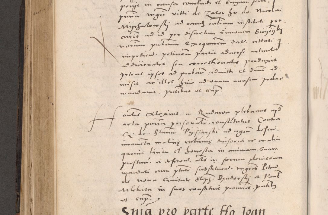 Zdjęcie nr 552 dla obiektu archiwalnego: Acta actorum causarum, sententiarum tam diffinitivarum quam interloquutoriarum, decretorum, obligationum, quietationum et constitutionum procuratorum coram reverendo domino Stanislao Schlomovski praeposito Calissiensi, archidiacono Sandecensi, canonico vicarioque in spiritualibus generali Cracocoviensi ad annum Domini millesimum quingentesimum quinquagesimum sextum, cuius indicatio quatuor decima, pontificatus sanctissimi in Christo patris domini Pauli divina providencia pape quarti anno ipsius