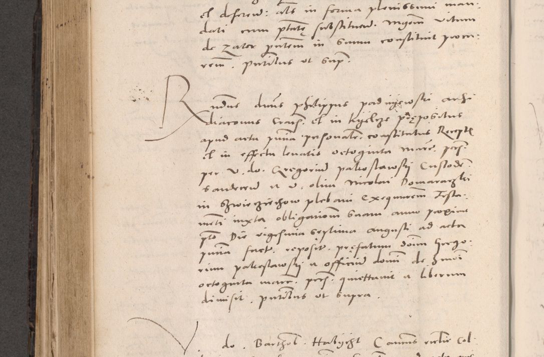 Zdjęcie nr 548 dla obiektu archiwalnego: Acta actorum causarum, sententiarum tam diffinitivarum quam interloquutoriarum, decretorum, obligationum, quietationum et constitutionum procuratorum coram reverendo domino Stanislao Schlomovski praeposito Calissiensi, archidiacono Sandecensi, canonico vicarioque in spiritualibus generali Cracocoviensi ad annum Domini millesimum quingentesimum quinquagesimum sextum, cuius indicatio quatuor decima, pontificatus sanctissimi in Christo patris domini Pauli divina providencia pape quarti anno ipsius
