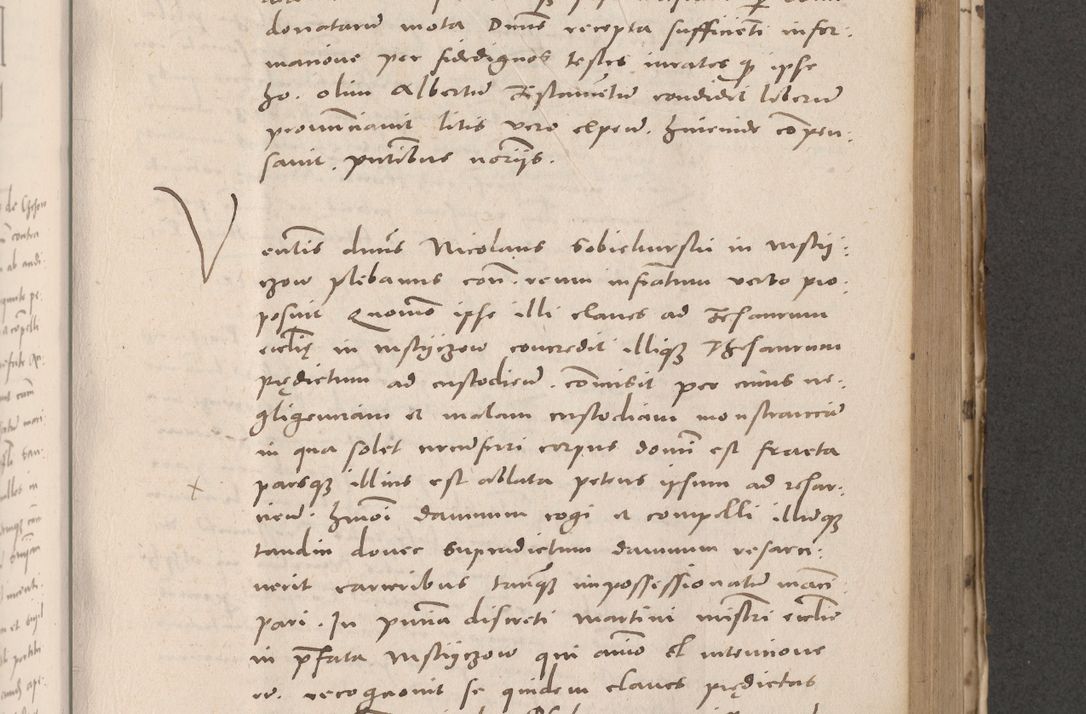 Zdjęcie nr 541 dla obiektu archiwalnego: Acta actorum causarum, sententiarum tam diffinitivarum quam interloquutoriarum, decretorum, obligationum, quietationum et constitutionum procuratorum coram reverendo domino Stanislao Schlomovski praeposito Calissiensi, archidiacono Sandecensi, canonico vicarioque in spiritualibus generali Cracocoviensi ad annum Domini millesimum quingentesimum quinquagesimum sextum, cuius indicatio quatuor decima, pontificatus sanctissimi in Christo patris domini Pauli divina providencia pape quarti anno ipsius