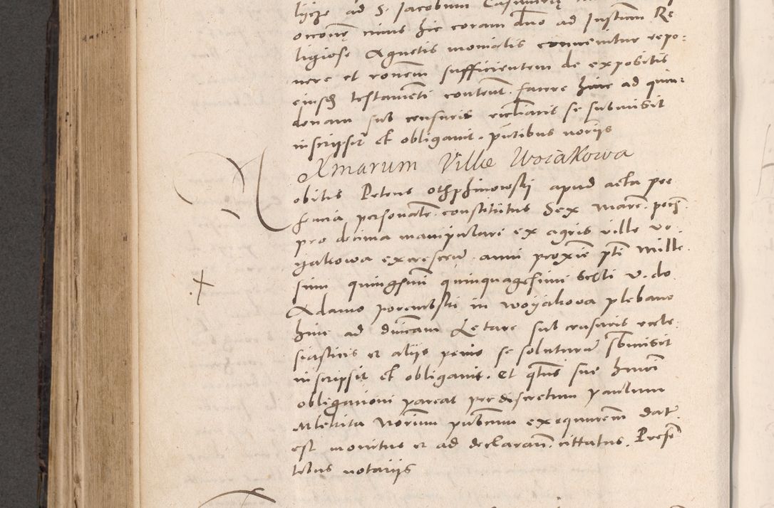Zdjęcie nr 530 dla obiektu archiwalnego: Acta actorum causarum, sententiarum tam diffinitivarum quam interloquutoriarum, decretorum, obligationum, quietationum et constitutionum procuratorum coram reverendo domino Stanislao Schlomovski praeposito Calissiensi, archidiacono Sandecensi, canonico vicarioque in spiritualibus generali Cracocoviensi ad annum Domini millesimum quingentesimum quinquagesimum sextum, cuius indicatio quatuor decima, pontificatus sanctissimi in Christo patris domini Pauli divina providencia pape quarti anno ipsius