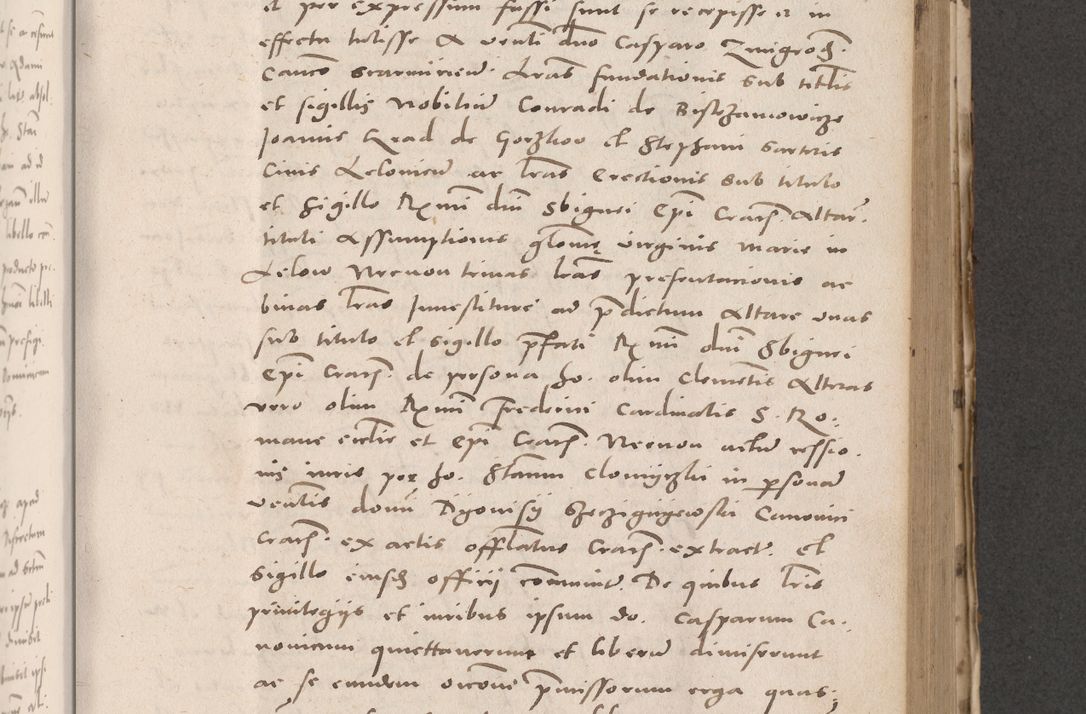 Zdjęcie nr 533 dla obiektu archiwalnego: Acta actorum causarum, sententiarum tam diffinitivarum quam interloquutoriarum, decretorum, obligationum, quietationum et constitutionum procuratorum coram reverendo domino Stanislao Schlomovski praeposito Calissiensi, archidiacono Sandecensi, canonico vicarioque in spiritualibus generali Cracocoviensi ad annum Domini millesimum quingentesimum quinquagesimum sextum, cuius indicatio quatuor decima, pontificatus sanctissimi in Christo patris domini Pauli divina providencia pape quarti anno ipsius