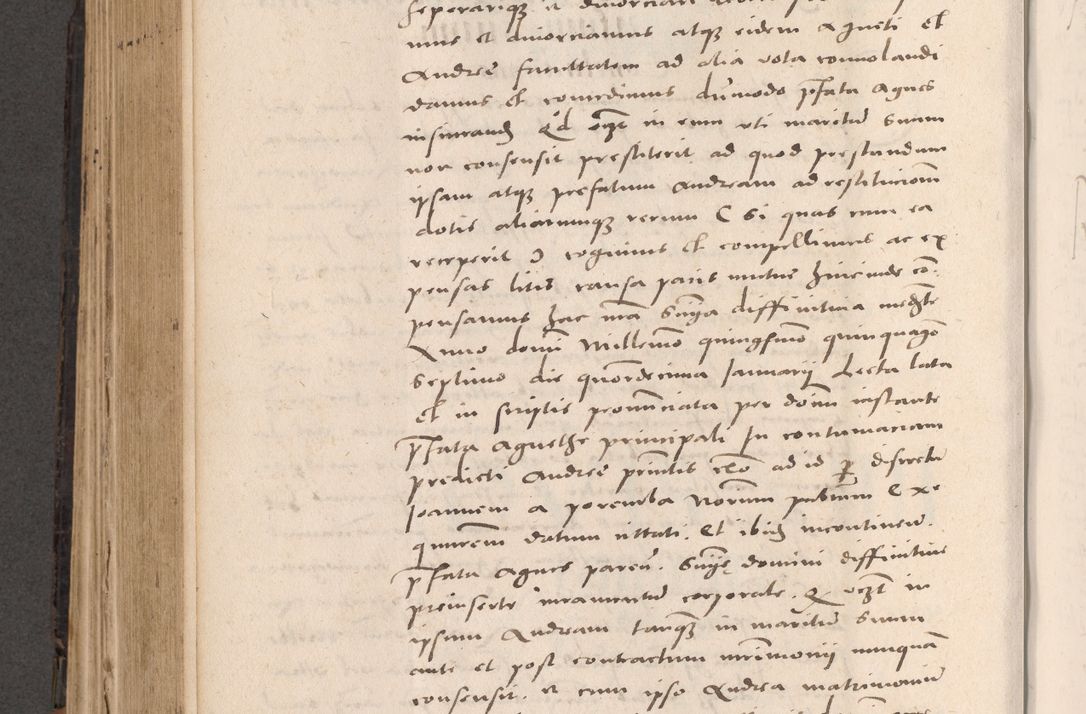 Zdjęcie nr 528 dla obiektu archiwalnego: Acta actorum causarum, sententiarum tam diffinitivarum quam interloquutoriarum, decretorum, obligationum, quietationum et constitutionum procuratorum coram reverendo domino Stanislao Schlomovski praeposito Calissiensi, archidiacono Sandecensi, canonico vicarioque in spiritualibus generali Cracocoviensi ad annum Domini millesimum quingentesimum quinquagesimum sextum, cuius indicatio quatuor decima, pontificatus sanctissimi in Christo patris domini Pauli divina providencia pape quarti anno ipsius