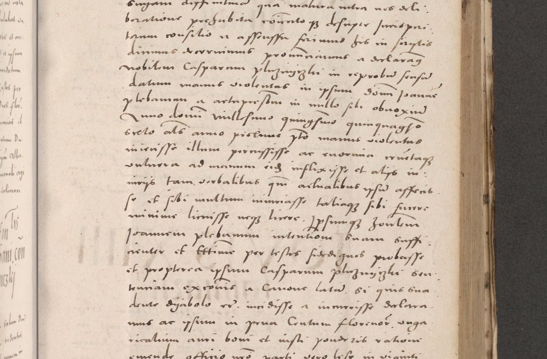 Zdjęcie nr 525 dla obiektu archiwalnego: Acta actorum causarum, sententiarum tam diffinitivarum quam interloquutoriarum, decretorum, obligationum, quietationum et constitutionum procuratorum coram reverendo domino Stanislao Schlomovski praeposito Calissiensi, archidiacono Sandecensi, canonico vicarioque in spiritualibus generali Cracocoviensi ad annum Domini millesimum quingentesimum quinquagesimum sextum, cuius indicatio quatuor decima, pontificatus sanctissimi in Christo patris domini Pauli divina providencia pape quarti anno ipsius