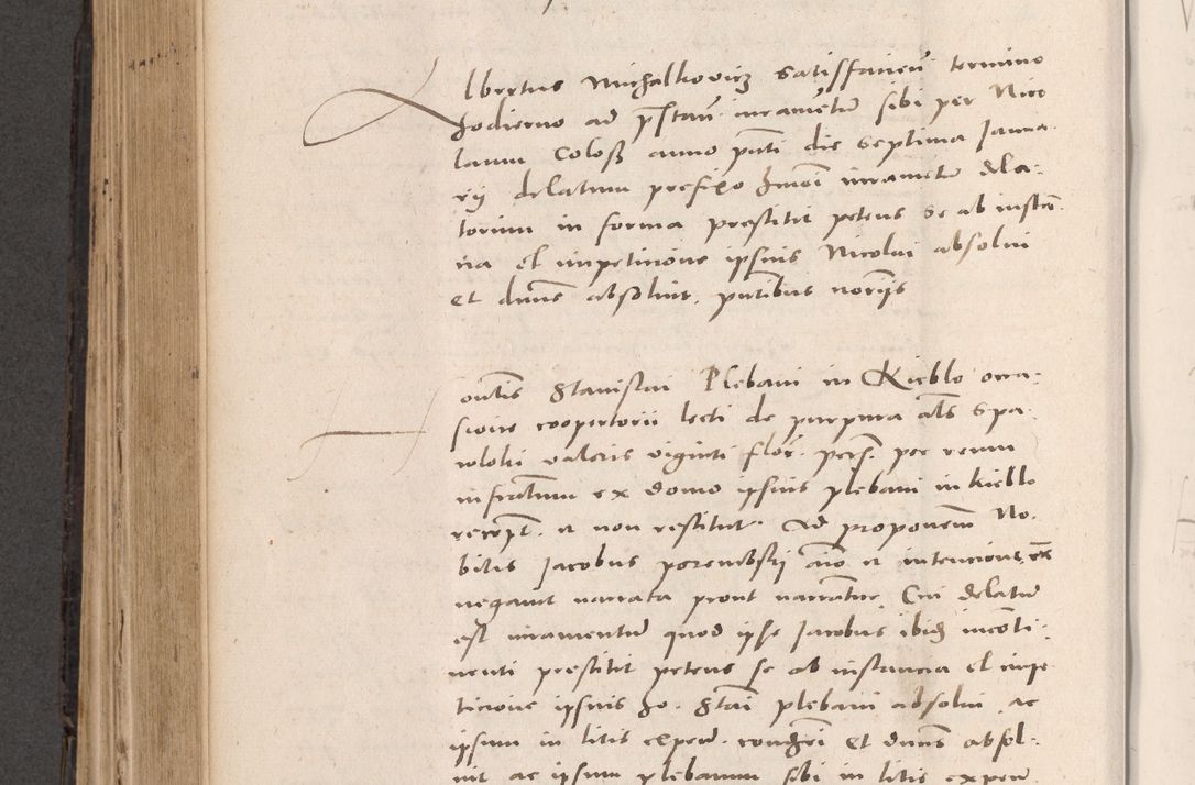 Zdjęcie nr 522 dla obiektu archiwalnego: Acta actorum causarum, sententiarum tam diffinitivarum quam interloquutoriarum, decretorum, obligationum, quietationum et constitutionum procuratorum coram reverendo domino Stanislao Schlomovski praeposito Calissiensi, archidiacono Sandecensi, canonico vicarioque in spiritualibus generali Cracocoviensi ad annum Domini millesimum quingentesimum quinquagesimum sextum, cuius indicatio quatuor decima, pontificatus sanctissimi in Christo patris domini Pauli divina providencia pape quarti anno ipsius