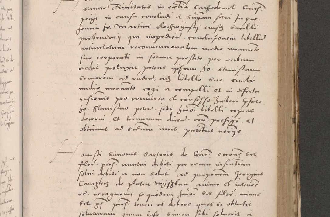 Zdjęcie nr 517 dla obiektu archiwalnego: Acta actorum causarum, sententiarum tam diffinitivarum quam interloquutoriarum, decretorum, obligationum, quietationum et constitutionum procuratorum coram reverendo domino Stanislao Schlomovski praeposito Calissiensi, archidiacono Sandecensi, canonico vicarioque in spiritualibus generali Cracocoviensi ad annum Domini millesimum quingentesimum quinquagesimum sextum, cuius indicatio quatuor decima, pontificatus sanctissimi in Christo patris domini Pauli divina providencia pape quarti anno ipsius