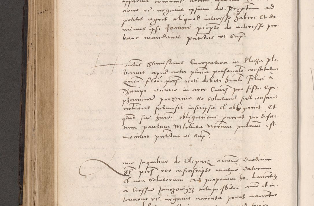 Zdjęcie nr 506 dla obiektu archiwalnego: Acta actorum causarum, sententiarum tam diffinitivarum quam interloquutoriarum, decretorum, obligationum, quietationum et constitutionum procuratorum coram reverendo domino Stanislao Schlomovski praeposito Calissiensi, archidiacono Sandecensi, canonico vicarioque in spiritualibus generali Cracocoviensi ad annum Domini millesimum quingentesimum quinquagesimum sextum, cuius indicatio quatuor decima, pontificatus sanctissimi in Christo patris domini Pauli divina providencia pape quarti anno ipsius