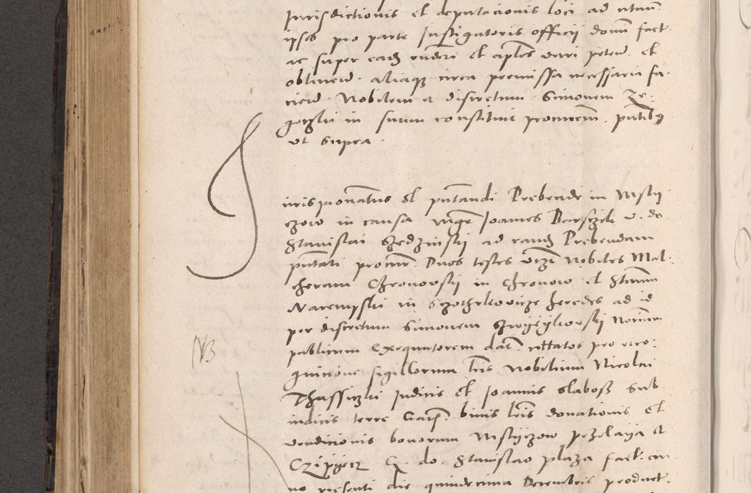 Zdjęcie nr 508 dla obiektu archiwalnego: Acta actorum causarum, sententiarum tam diffinitivarum quam interloquutoriarum, decretorum, obligationum, quietationum et constitutionum procuratorum coram reverendo domino Stanislao Schlomovski praeposito Calissiensi, archidiacono Sandecensi, canonico vicarioque in spiritualibus generali Cracocoviensi ad annum Domini millesimum quingentesimum quinquagesimum sextum, cuius indicatio quatuor decima, pontificatus sanctissimi in Christo patris domini Pauli divina providencia pape quarti anno ipsius