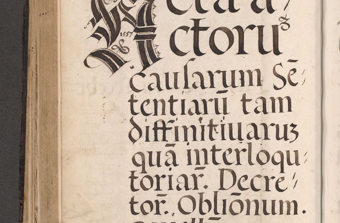 Zdjęcie nr 510 dla obiektu archiwalnego: Acta actorum causarum, sententiarum tam diffinitivarum quam interloquutoriarum, decretorum, obligationum, quietationum et constitutionum procuratorum coram reverendo domino Stanislao Schlomovski praeposito Calissiensi, archidiacono Sandecensi, canonico vicarioque in spiritualibus generali Cracocoviensi ad annum Domini millesimum quingentesimum quinquagesimum sextum, cuius indicatio quatuor decima, pontificatus sanctissimi in Christo patris domini Pauli divina providencia pape quarti anno ipsius