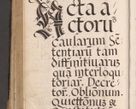 Zdjęcie nr 510 dla obiektu archiwalnego: Acta actorum causarum, sententiarum tam diffinitivarum quam interloquutoriarum, decretorum, obligationum, quietationum et constitutionum procuratorum coram reverendo domino Stanislao Schlomovski praeposito Calissiensi, archidiacono Sandecensi, canonico vicarioque in spiritualibus generali Cracocoviensi ad annum Domini millesimum quingentesimum quinquagesimum sextum, cuius indicatio quatuor decima, pontificatus sanctissimi in Christo patris domini Pauli divina providencia pape quarti anno ipsius