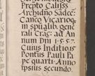 Zdjęcie nr 511 dla obiektu archiwalnego: Acta actorum causarum, sententiarum tam diffinitivarum quam interloquutoriarum, decretorum, obligationum, quietationum et constitutionum procuratorum coram reverendo domino Stanislao Schlomovski praeposito Calissiensi, archidiacono Sandecensi, canonico vicarioque in spiritualibus generali Cracocoviensi ad annum Domini millesimum quingentesimum quinquagesimum sextum, cuius indicatio quatuor decima, pontificatus sanctissimi in Christo patris domini Pauli divina providencia pape quarti anno ipsius