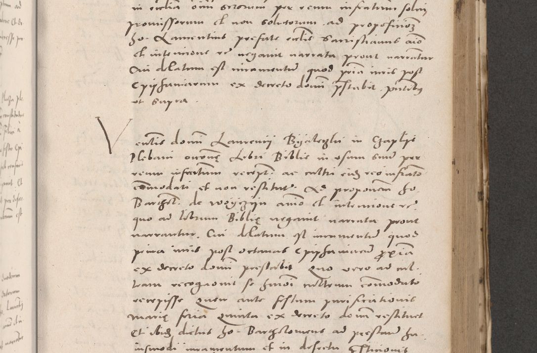 Zdjęcie nr 507 dla obiektu archiwalnego: Acta actorum causarum, sententiarum tam diffinitivarum quam interloquutoriarum, decretorum, obligationum, quietationum et constitutionum procuratorum coram reverendo domino Stanislao Schlomovski praeposito Calissiensi, archidiacono Sandecensi, canonico vicarioque in spiritualibus generali Cracocoviensi ad annum Domini millesimum quingentesimum quinquagesimum sextum, cuius indicatio quatuor decima, pontificatus sanctissimi in Christo patris domini Pauli divina providencia pape quarti anno ipsius