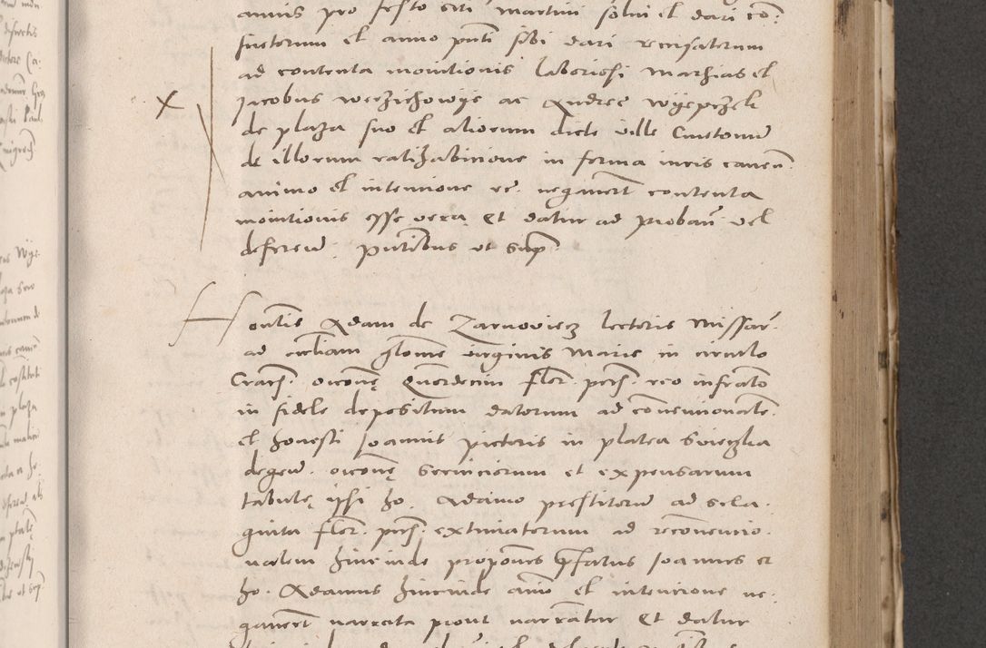 Zdjęcie nr 503 dla obiektu archiwalnego: Acta actorum causarum, sententiarum tam diffinitivarum quam interloquutoriarum, decretorum, obligationum, quietationum et constitutionum procuratorum coram reverendo domino Stanislao Schlomovski praeposito Calissiensi, archidiacono Sandecensi, canonico vicarioque in spiritualibus generali Cracocoviensi ad annum Domini millesimum quingentesimum quinquagesimum sextum, cuius indicatio quatuor decima, pontificatus sanctissimi in Christo patris domini Pauli divina providencia pape quarti anno ipsius