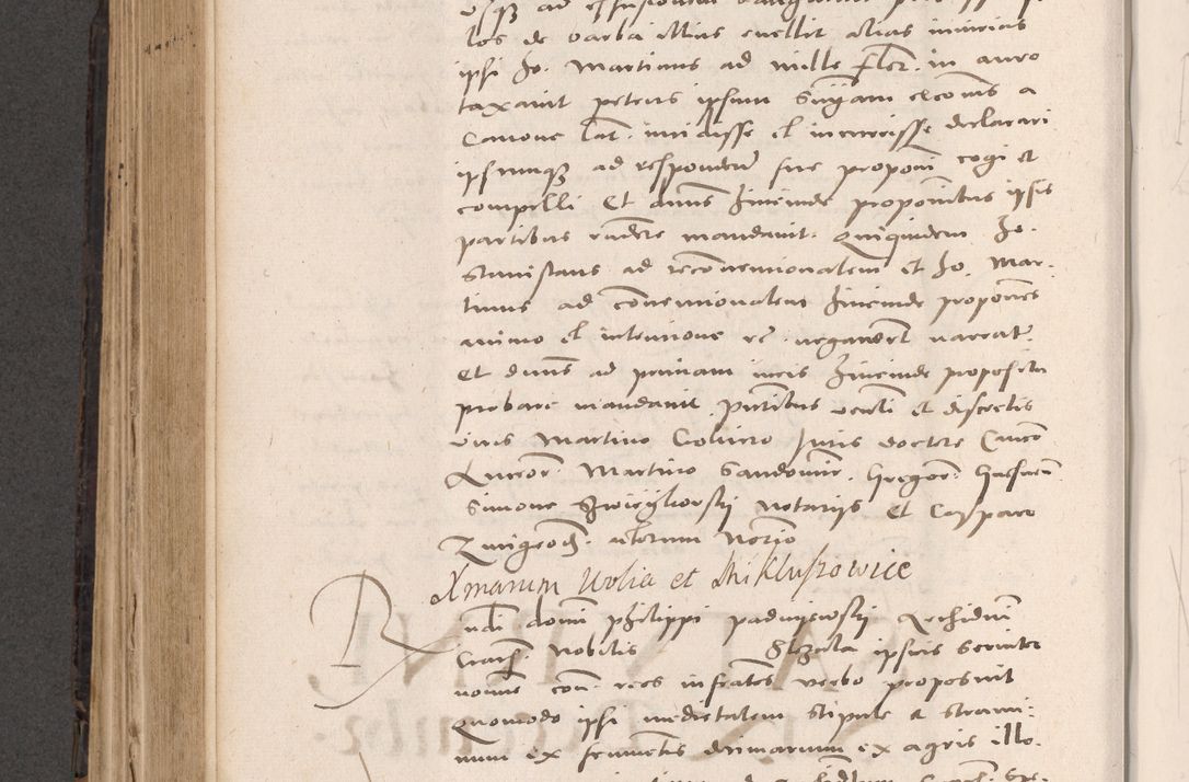 Zdjęcie nr 500 dla obiektu archiwalnego: Acta actorum causarum, sententiarum tam diffinitivarum quam interloquutoriarum, decretorum, obligationum, quietationum et constitutionum procuratorum coram reverendo domino Stanislao Schlomovski praeposito Calissiensi, archidiacono Sandecensi, canonico vicarioque in spiritualibus generali Cracocoviensi ad annum Domini millesimum quingentesimum quinquagesimum sextum, cuius indicatio quatuor decima, pontificatus sanctissimi in Christo patris domini Pauli divina providencia pape quarti anno ipsius