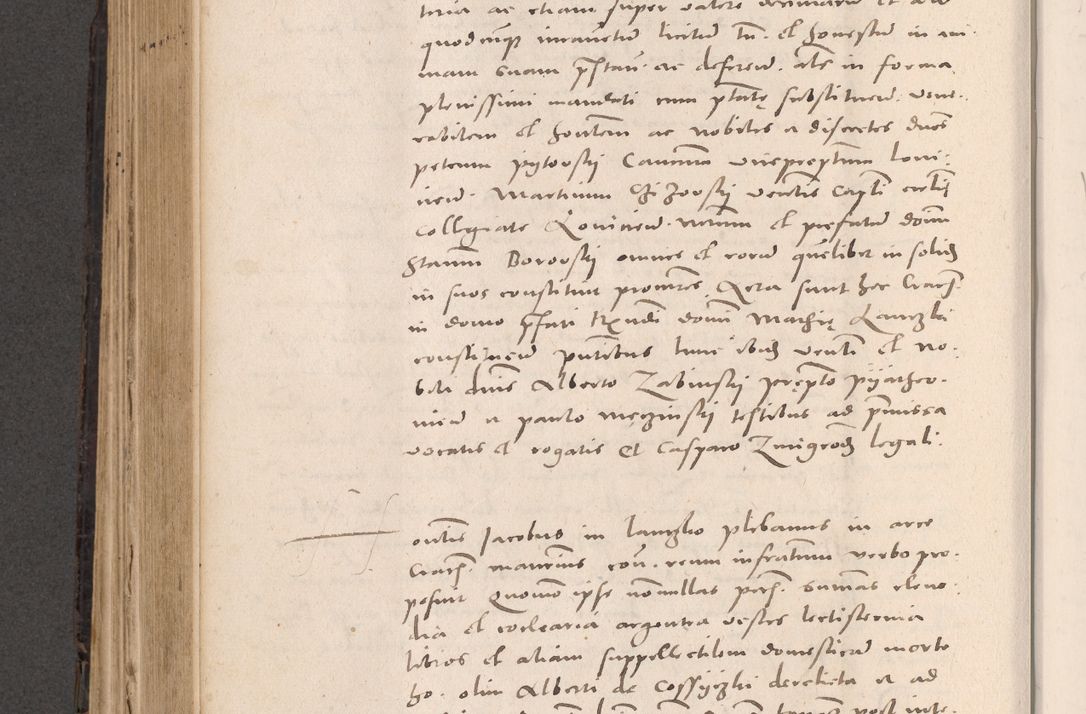 Zdjęcie nr 490 dla obiektu archiwalnego: Acta actorum causarum, sententiarum tam diffinitivarum quam interloquutoriarum, decretorum, obligationum, quietationum et constitutionum procuratorum coram reverendo domino Stanislao Schlomovski praeposito Calissiensi, archidiacono Sandecensi, canonico vicarioque in spiritualibus generali Cracocoviensi ad annum Domini millesimum quingentesimum quinquagesimum sextum, cuius indicatio quatuor decima, pontificatus sanctissimi in Christo patris domini Pauli divina providencia pape quarti anno ipsius