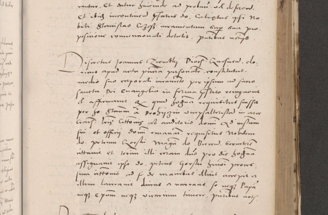 Zdjęcie nr 489 dla obiektu archiwalnego: Acta actorum causarum, sententiarum tam diffinitivarum quam interloquutoriarum, decretorum, obligationum, quietationum et constitutionum procuratorum coram reverendo domino Stanislao Schlomovski praeposito Calissiensi, archidiacono Sandecensi, canonico vicarioque in spiritualibus generali Cracocoviensi ad annum Domini millesimum quingentesimum quinquagesimum sextum, cuius indicatio quatuor decima, pontificatus sanctissimi in Christo patris domini Pauli divina providencia pape quarti anno ipsius
