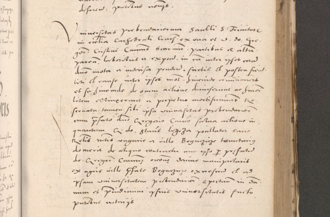 Zdjęcie nr 469 dla obiektu archiwalnego: Acta actorum causarum, sententiarum tam diffinitivarum quam interloquutoriarum, decretorum, obligationum, quietationum et constitutionum procuratorum coram reverendo domino Stanislao Schlomovski praeposito Calissiensi, archidiacono Sandecensi, canonico vicarioque in spiritualibus generali Cracocoviensi ad annum Domini millesimum quingentesimum quinquagesimum sextum, cuius indicatio quatuor decima, pontificatus sanctissimi in Christo patris domini Pauli divina providencia pape quarti anno ipsius