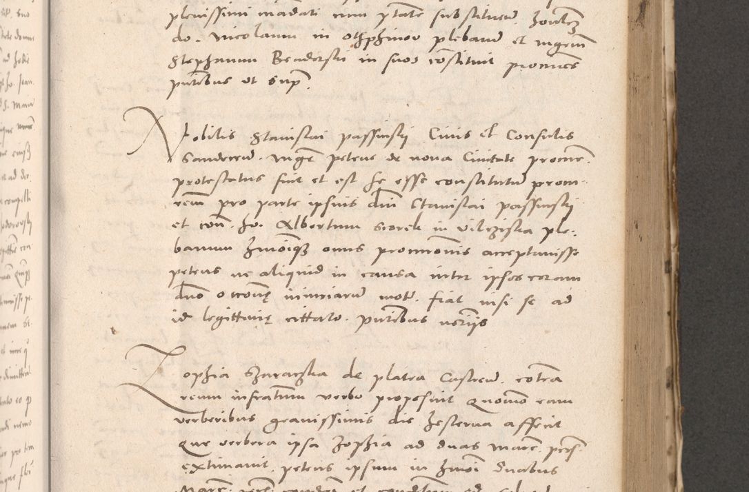 Zdjęcie nr 459 dla obiektu archiwalnego: Acta actorum causarum, sententiarum tam diffinitivarum quam interloquutoriarum, decretorum, obligationum, quietationum et constitutionum procuratorum coram reverendo domino Stanislao Schlomovski praeposito Calissiensi, archidiacono Sandecensi, canonico vicarioque in spiritualibus generali Cracocoviensi ad annum Domini millesimum quingentesimum quinquagesimum sextum, cuius indicatio quatuor decima, pontificatus sanctissimi in Christo patris domini Pauli divina providencia pape quarti anno ipsius