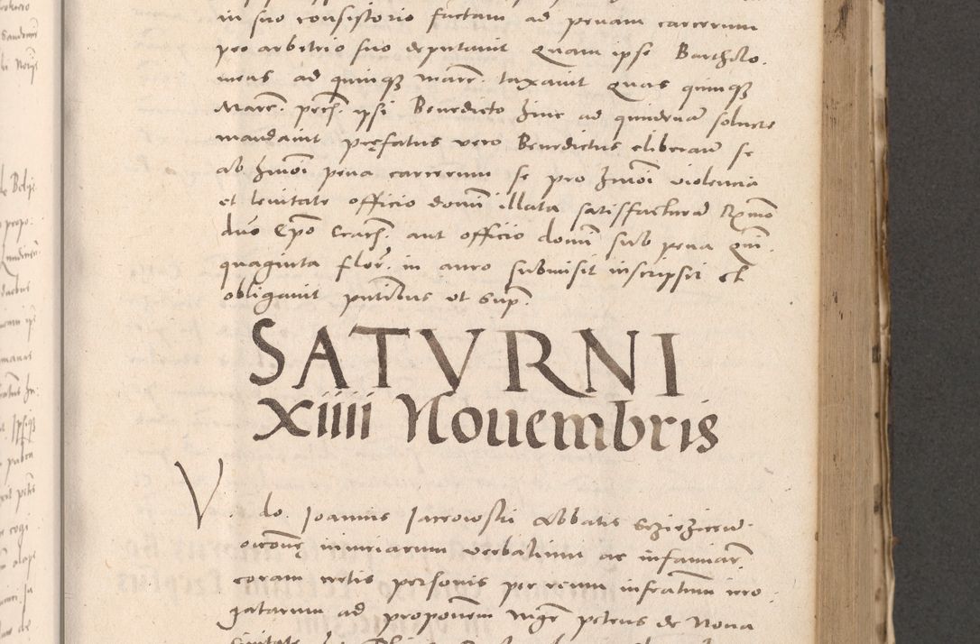 Zdjęcie nr 453 dla obiektu archiwalnego: Acta actorum causarum, sententiarum tam diffinitivarum quam interloquutoriarum, decretorum, obligationum, quietationum et constitutionum procuratorum coram reverendo domino Stanislao Schlomovski praeposito Calissiensi, archidiacono Sandecensi, canonico vicarioque in spiritualibus generali Cracocoviensi ad annum Domini millesimum quingentesimum quinquagesimum sextum, cuius indicatio quatuor decima, pontificatus sanctissimi in Christo patris domini Pauli divina providencia pape quarti anno ipsius