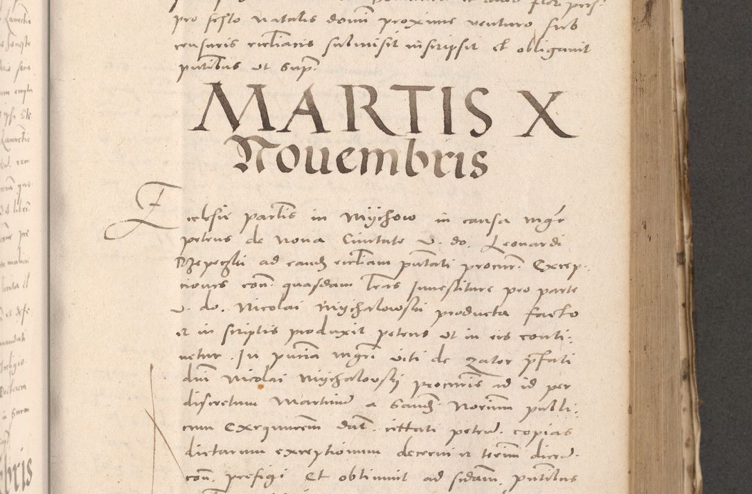 Zdjęcie nr 449 dla obiektu archiwalnego: Acta actorum causarum, sententiarum tam diffinitivarum quam interloquutoriarum, decretorum, obligationum, quietationum et constitutionum procuratorum coram reverendo domino Stanislao Schlomovski praeposito Calissiensi, archidiacono Sandecensi, canonico vicarioque in spiritualibus generali Cracocoviensi ad annum Domini millesimum quingentesimum quinquagesimum sextum, cuius indicatio quatuor decima, pontificatus sanctissimi in Christo patris domini Pauli divina providencia pape quarti anno ipsius