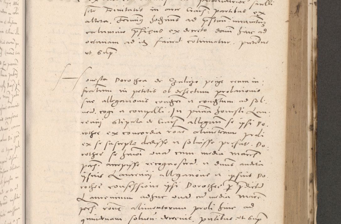 Zdjęcie nr 439 dla obiektu archiwalnego: Acta actorum causarum, sententiarum tam diffinitivarum quam interloquutoriarum, decretorum, obligationum, quietationum et constitutionum procuratorum coram reverendo domino Stanislao Schlomovski praeposito Calissiensi, archidiacono Sandecensi, canonico vicarioque in spiritualibus generali Cracocoviensi ad annum Domini millesimum quingentesimum quinquagesimum sextum, cuius indicatio quatuor decima, pontificatus sanctissimi in Christo patris domini Pauli divina providencia pape quarti anno ipsius