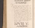 Zdjęcie nr 442 dla obiektu archiwalnego: Acta actorum causarum, sententiarum tam diffinitivarum quam interloquutoriarum, decretorum, obligationum, quietationum et constitutionum procuratorum coram reverendo domino Stanislao Schlomovski praeposito Calissiensi, archidiacono Sandecensi, canonico vicarioque in spiritualibus generali Cracocoviensi ad annum Domini millesimum quingentesimum quinquagesimum sextum, cuius indicatio quatuor decima, pontificatus sanctissimi in Christo patris domini Pauli divina providencia pape quarti anno ipsius