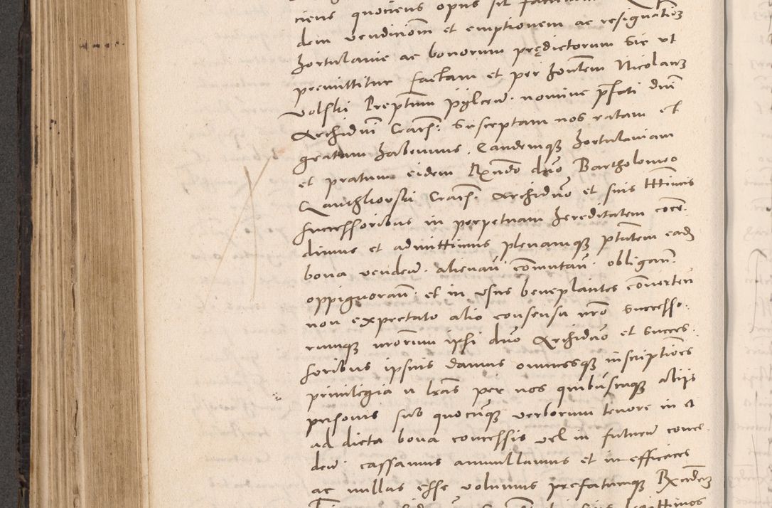 Zdjęcie nr 430 dla obiektu archiwalnego: Acta actorum causarum, sententiarum tam diffinitivarum quam interloquutoriarum, decretorum, obligationum, quietationum et constitutionum procuratorum coram reverendo domino Stanislao Schlomovski praeposito Calissiensi, archidiacono Sandecensi, canonico vicarioque in spiritualibus generali Cracocoviensi ad annum Domini millesimum quingentesimum quinquagesimum sextum, cuius indicatio quatuor decima, pontificatus sanctissimi in Christo patris domini Pauli divina providencia pape quarti anno ipsius