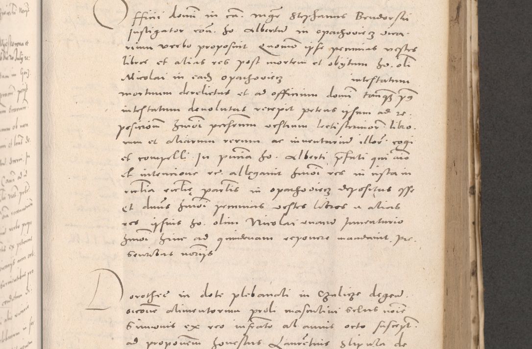 Zdjęcie nr 425 dla obiektu archiwalnego: Acta actorum causarum, sententiarum tam diffinitivarum quam interloquutoriarum, decretorum, obligationum, quietationum et constitutionum procuratorum coram reverendo domino Stanislao Schlomovski praeposito Calissiensi, archidiacono Sandecensi, canonico vicarioque in spiritualibus generali Cracocoviensi ad annum Domini millesimum quingentesimum quinquagesimum sextum, cuius indicatio quatuor decima, pontificatus sanctissimi in Christo patris domini Pauli divina providencia pape quarti anno ipsius