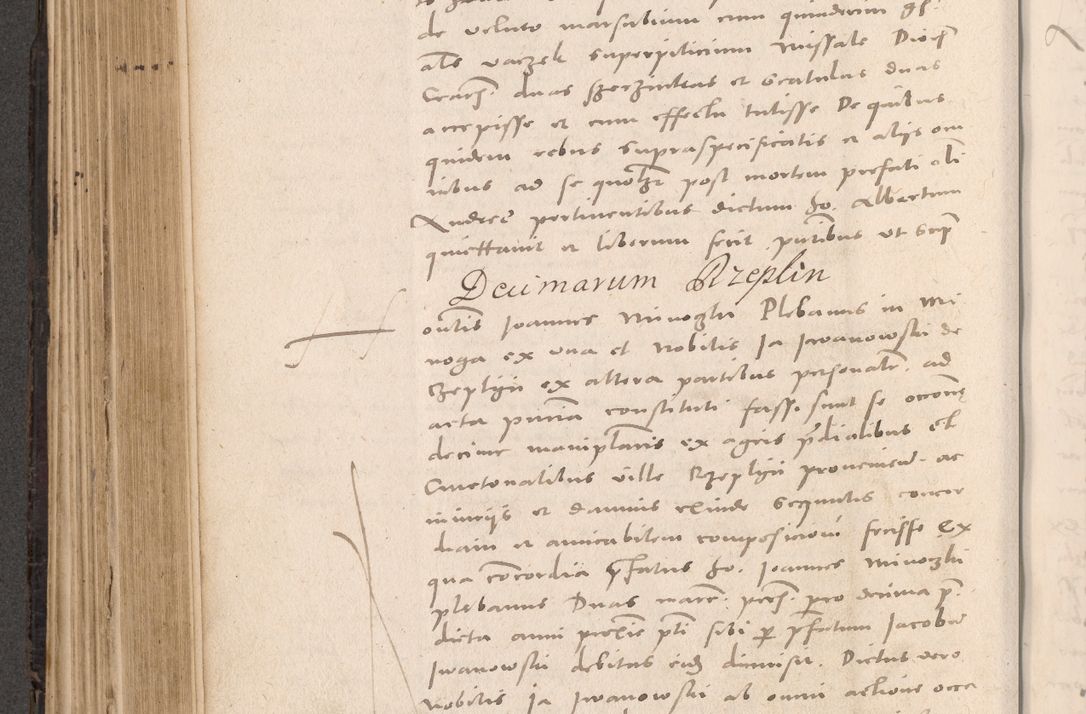 Zdjęcie nr 418 dla obiektu archiwalnego: Acta actorum causarum, sententiarum tam diffinitivarum quam interloquutoriarum, decretorum, obligationum, quietationum et constitutionum procuratorum coram reverendo domino Stanislao Schlomovski praeposito Calissiensi, archidiacono Sandecensi, canonico vicarioque in spiritualibus generali Cracocoviensi ad annum Domini millesimum quingentesimum quinquagesimum sextum, cuius indicatio quatuor decima, pontificatus sanctissimi in Christo patris domini Pauli divina providencia pape quarti anno ipsius