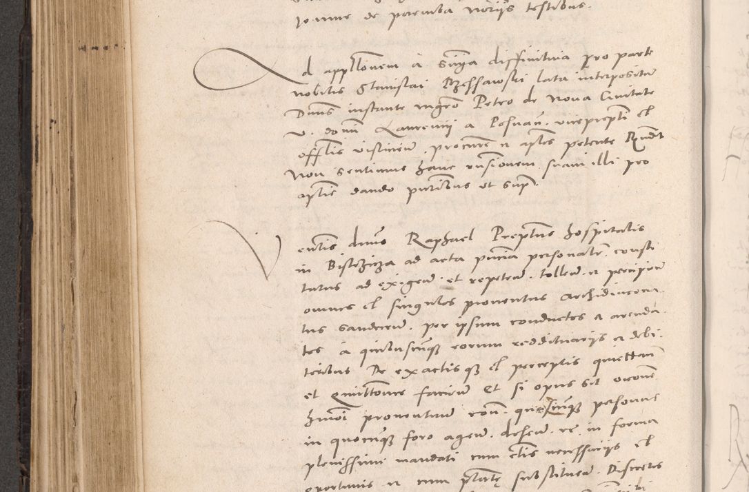 Zdjęcie nr 422 dla obiektu archiwalnego: Acta actorum causarum, sententiarum tam diffinitivarum quam interloquutoriarum, decretorum, obligationum, quietationum et constitutionum procuratorum coram reverendo domino Stanislao Schlomovski praeposito Calissiensi, archidiacono Sandecensi, canonico vicarioque in spiritualibus generali Cracocoviensi ad annum Domini millesimum quingentesimum quinquagesimum sextum, cuius indicatio quatuor decima, pontificatus sanctissimi in Christo patris domini Pauli divina providencia pape quarti anno ipsius