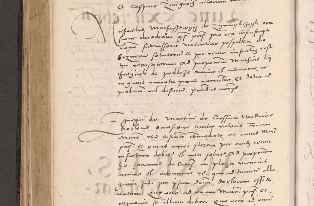 Zdjęcie nr 616 dla obiektu archiwalnego: Acta actorum causarum, sententiarum tam diffinitivarum quam interloquutoriarum, decretorum, obligationum, quietationum et constitutionum procuratorum coram reverendo domino Stanislao Schlomovski praeposito Calissiensi, archidiacono Sandecensi, canonico vicarioque in spiritualibus generali Cracocoviensi ad annum Domini millesimum quingentesimum quinquagesimum sextum, cuius indicatio quatuor decima, pontificatus sanctissimi in Christo patris domini Pauli divina providencia pape quarti anno ipsius