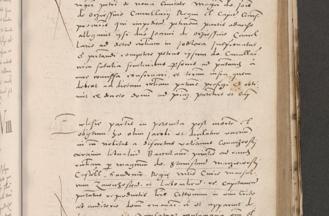 Zdjęcie nr 609 dla obiektu archiwalnego: Acta actorum causarum, sententiarum tam diffinitivarum quam interloquutoriarum, decretorum, obligationum, quietationum et constitutionum procuratorum coram reverendo domino Stanislao Schlomovski praeposito Calissiensi, archidiacono Sandecensi, canonico vicarioque in spiritualibus generali Cracocoviensi ad annum Domini millesimum quingentesimum quinquagesimum sextum, cuius indicatio quatuor decima, pontificatus sanctissimi in Christo patris domini Pauli divina providencia pape quarti anno ipsius