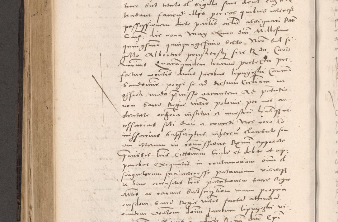 Zdjęcie nr 604 dla obiektu archiwalnego: Acta actorum causarum, sententiarum tam diffinitivarum quam interloquutoriarum, decretorum, obligationum, quietationum et constitutionum procuratorum coram reverendo domino Stanislao Schlomovski praeposito Calissiensi, archidiacono Sandecensi, canonico vicarioque in spiritualibus generali Cracocoviensi ad annum Domini millesimum quingentesimum quinquagesimum sextum, cuius indicatio quatuor decima, pontificatus sanctissimi in Christo patris domini Pauli divina providencia pape quarti anno ipsius