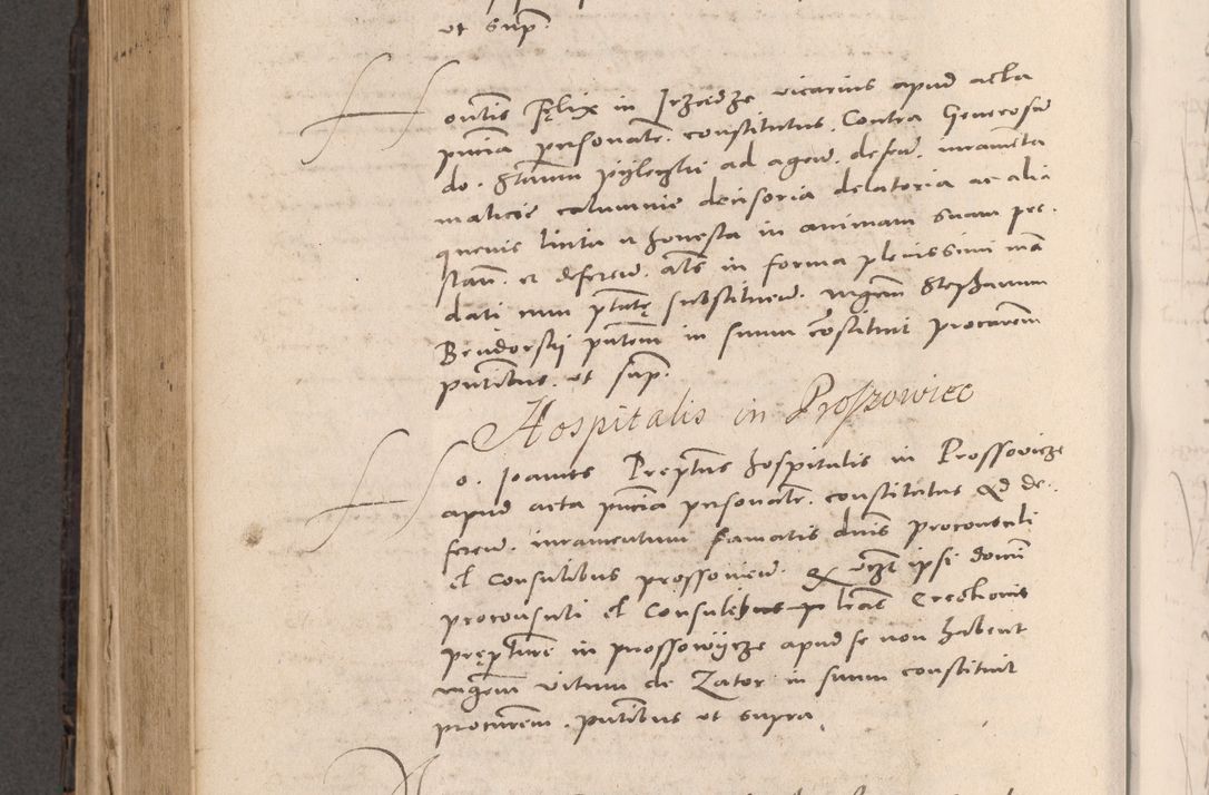 Zdjęcie nr 600 dla obiektu archiwalnego: Acta actorum causarum, sententiarum tam diffinitivarum quam interloquutoriarum, decretorum, obligationum, quietationum et constitutionum procuratorum coram reverendo domino Stanislao Schlomovski praeposito Calissiensi, archidiacono Sandecensi, canonico vicarioque in spiritualibus generali Cracocoviensi ad annum Domini millesimum quingentesimum quinquagesimum sextum, cuius indicatio quatuor decima, pontificatus sanctissimi in Christo patris domini Pauli divina providencia pape quarti anno ipsius