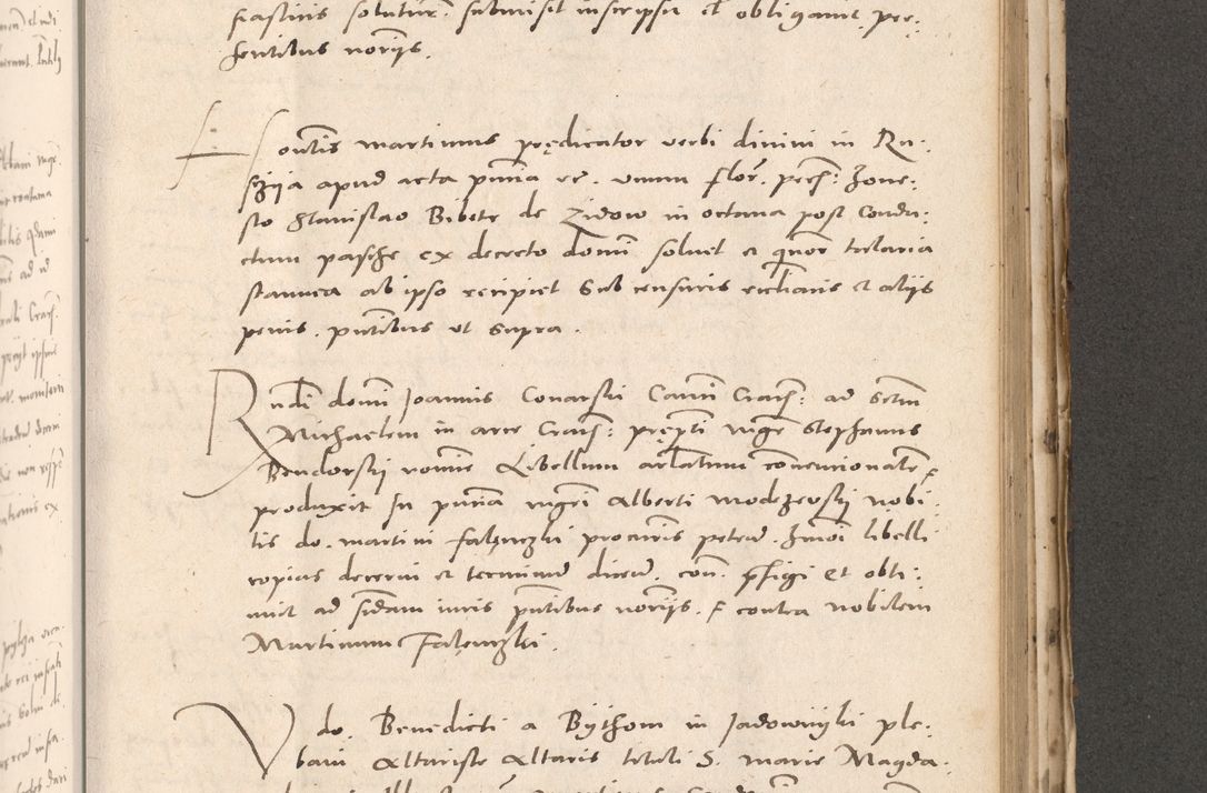 Zdjęcie nr 745 dla obiektu archiwalnego: Acta actorum causarum, sententiarum tam diffinitivarum quam interloquutoriarum, decretorum, obligationum, quietationum et constitutionum procuratorum coram reverendo domino Stanislao Schlomovski praeposito Calissiensi, archidiacono Sandecensi, canonico vicarioque in spiritualibus generali Cracocoviensi ad annum Domini millesimum quingentesimum quinquagesimum sextum, cuius indicatio quatuor decima, pontificatus sanctissimi in Christo patris domini Pauli divina providencia pape quarti anno ipsius