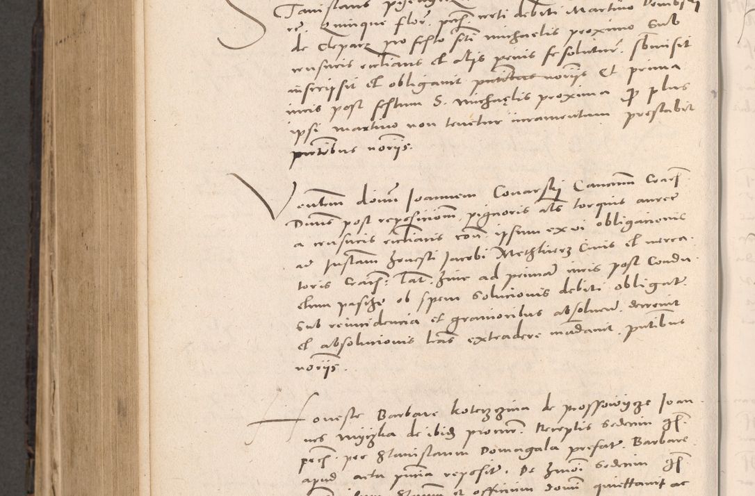 Zdjęcie nr 748 dla obiektu archiwalnego: Acta actorum causarum, sententiarum tam diffinitivarum quam interloquutoriarum, decretorum, obligationum, quietationum et constitutionum procuratorum coram reverendo domino Stanislao Schlomovski praeposito Calissiensi, archidiacono Sandecensi, canonico vicarioque in spiritualibus generali Cracocoviensi ad annum Domini millesimum quingentesimum quinquagesimum sextum, cuius indicatio quatuor decima, pontificatus sanctissimi in Christo patris domini Pauli divina providencia pape quarti anno ipsius