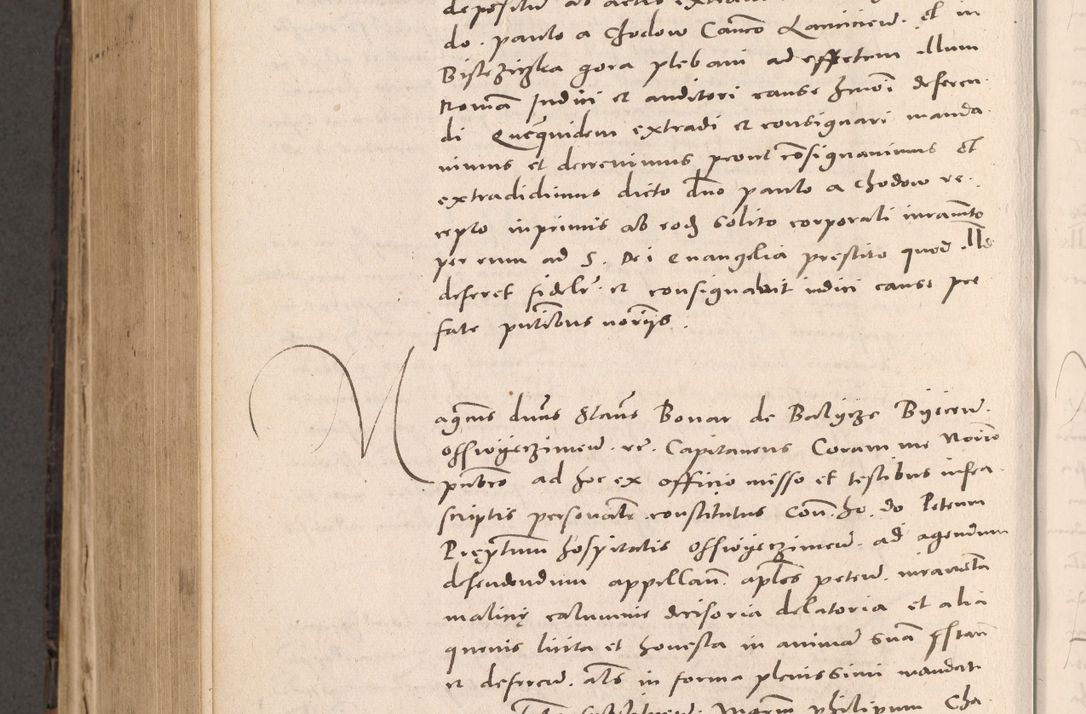 Zdjęcie nr 730 dla obiektu archiwalnego: Acta actorum causarum, sententiarum tam diffinitivarum quam interloquutoriarum, decretorum, obligationum, quietationum et constitutionum procuratorum coram reverendo domino Stanislao Schlomovski praeposito Calissiensi, archidiacono Sandecensi, canonico vicarioque in spiritualibus generali Cracocoviensi ad annum Domini millesimum quingentesimum quinquagesimum sextum, cuius indicatio quatuor decima, pontificatus sanctissimi in Christo patris domini Pauli divina providencia pape quarti anno ipsius