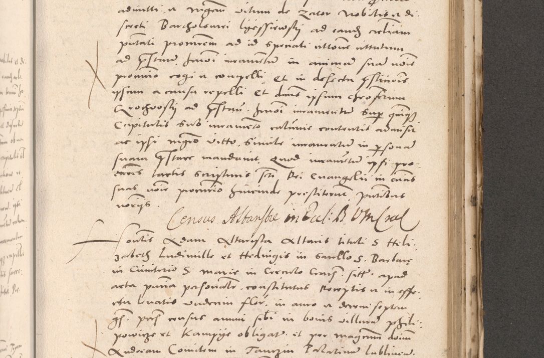 Zdjęcie nr 723 dla obiektu archiwalnego: Acta actorum causarum, sententiarum tam diffinitivarum quam interloquutoriarum, decretorum, obligationum, quietationum et constitutionum procuratorum coram reverendo domino Stanislao Schlomovski praeposito Calissiensi, archidiacono Sandecensi, canonico vicarioque in spiritualibus generali Cracocoviensi ad annum Domini millesimum quingentesimum quinquagesimum sextum, cuius indicatio quatuor decima, pontificatus sanctissimi in Christo patris domini Pauli divina providencia pape quarti anno ipsius