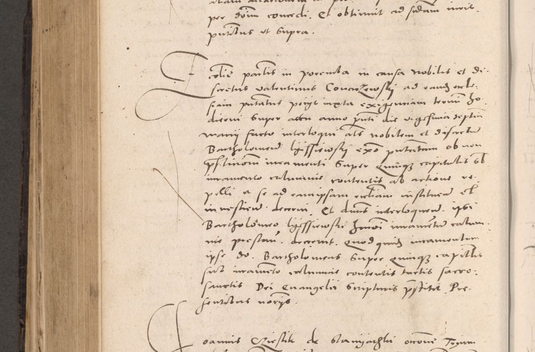Zdjęcie nr 722 dla obiektu archiwalnego: Acta actorum causarum, sententiarum tam diffinitivarum quam interloquutoriarum, decretorum, obligationum, quietationum et constitutionum procuratorum coram reverendo domino Stanislao Schlomovski praeposito Calissiensi, archidiacono Sandecensi, canonico vicarioque in spiritualibus generali Cracocoviensi ad annum Domini millesimum quingentesimum quinquagesimum sextum, cuius indicatio quatuor decima, pontificatus sanctissimi in Christo patris domini Pauli divina providencia pape quarti anno ipsius