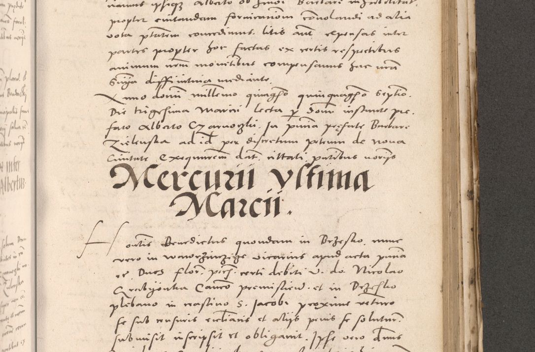 Zdjęcie nr 719 dla obiektu archiwalnego: Acta actorum causarum, sententiarum tam diffinitivarum quam interloquutoriarum, decretorum, obligationum, quietationum et constitutionum procuratorum coram reverendo domino Stanislao Schlomovski praeposito Calissiensi, archidiacono Sandecensi, canonico vicarioque in spiritualibus generali Cracocoviensi ad annum Domini millesimum quingentesimum quinquagesimum sextum, cuius indicatio quatuor decima, pontificatus sanctissimi in Christo patris domini Pauli divina providencia pape quarti anno ipsius