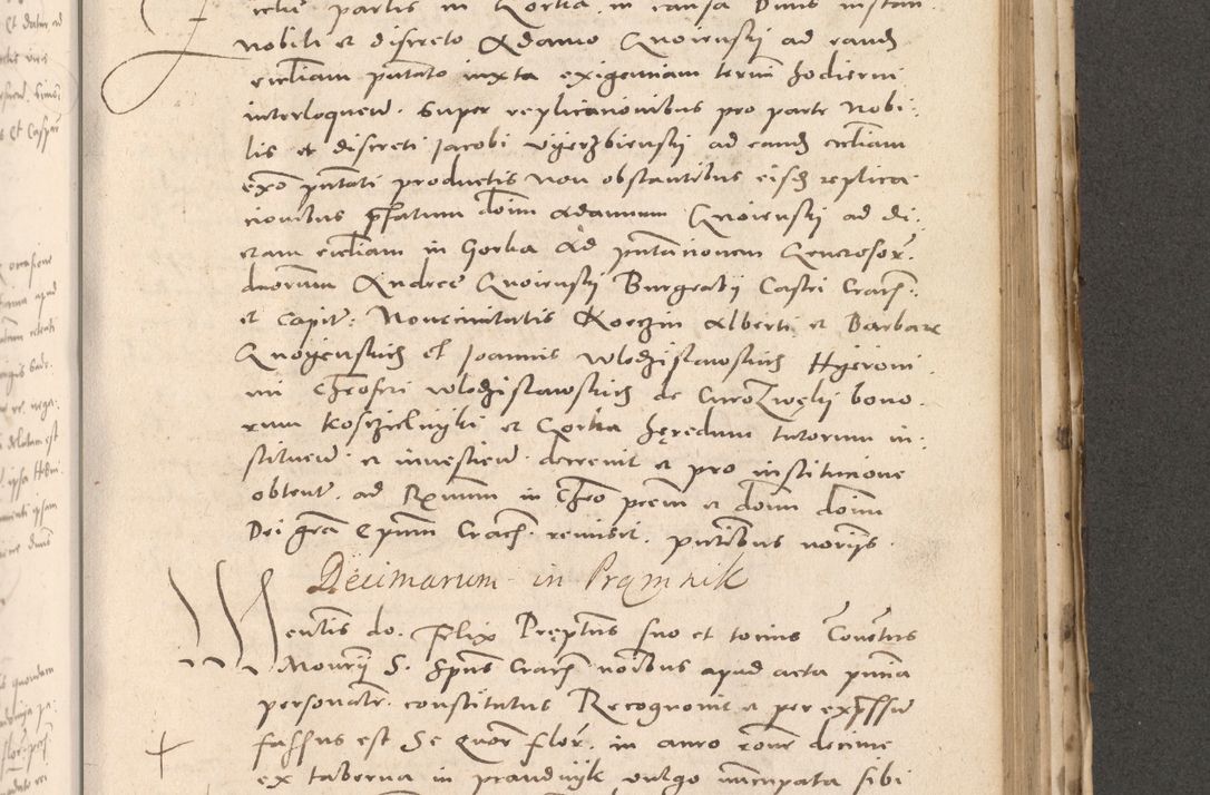 Zdjęcie nr 721 dla obiektu archiwalnego: Acta actorum causarum, sententiarum tam diffinitivarum quam interloquutoriarum, decretorum, obligationum, quietationum et constitutionum procuratorum coram reverendo domino Stanislao Schlomovski praeposito Calissiensi, archidiacono Sandecensi, canonico vicarioque in spiritualibus generali Cracocoviensi ad annum Domini millesimum quingentesimum quinquagesimum sextum, cuius indicatio quatuor decima, pontificatus sanctissimi in Christo patris domini Pauli divina providencia pape quarti anno ipsius