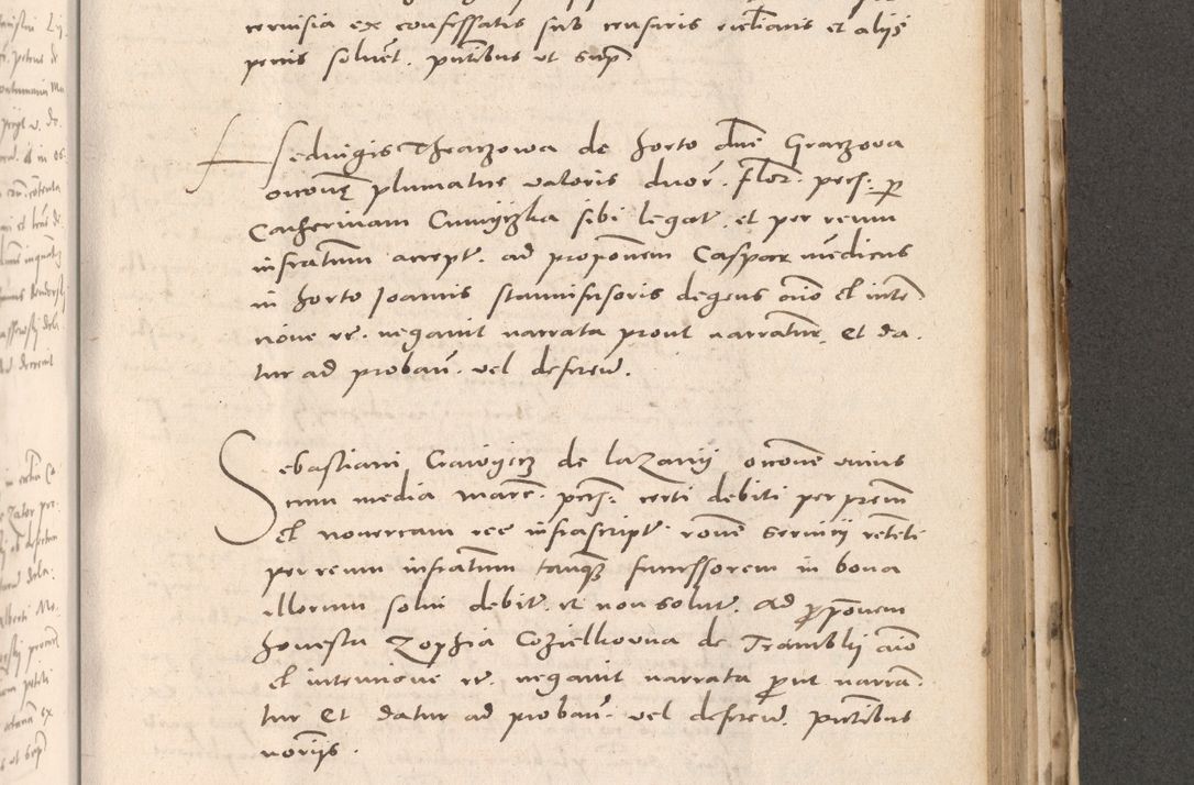 Zdjęcie nr 715 dla obiektu archiwalnego: Acta actorum causarum, sententiarum tam diffinitivarum quam interloquutoriarum, decretorum, obligationum, quietationum et constitutionum procuratorum coram reverendo domino Stanislao Schlomovski praeposito Calissiensi, archidiacono Sandecensi, canonico vicarioque in spiritualibus generali Cracocoviensi ad annum Domini millesimum quingentesimum quinquagesimum sextum, cuius indicatio quatuor decima, pontificatus sanctissimi in Christo patris domini Pauli divina providencia pape quarti anno ipsius