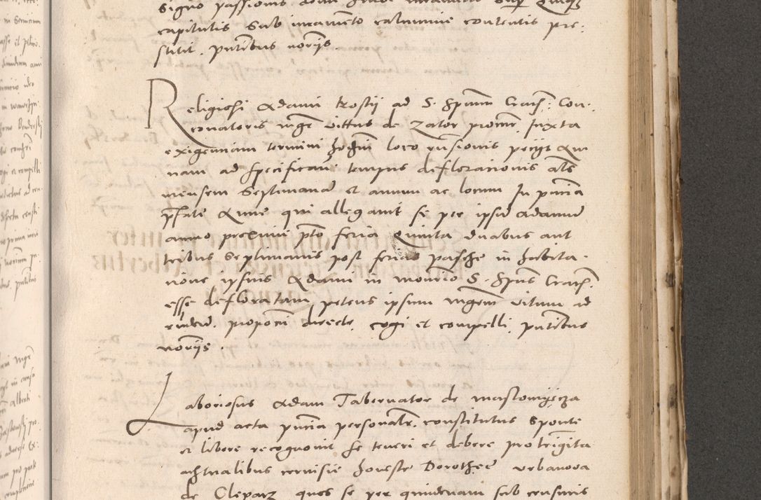 Zdjęcie nr 717 dla obiektu archiwalnego: Acta actorum causarum, sententiarum tam diffinitivarum quam interloquutoriarum, decretorum, obligationum, quietationum et constitutionum procuratorum coram reverendo domino Stanislao Schlomovski praeposito Calissiensi, archidiacono Sandecensi, canonico vicarioque in spiritualibus generali Cracocoviensi ad annum Domini millesimum quingentesimum quinquagesimum sextum, cuius indicatio quatuor decima, pontificatus sanctissimi in Christo patris domini Pauli divina providencia pape quarti anno ipsius