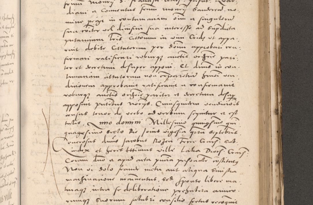 Zdjęcie nr 707 dla obiektu archiwalnego: Acta actorum causarum, sententiarum tam diffinitivarum quam interloquutoriarum, decretorum, obligationum, quietationum et constitutionum procuratorum coram reverendo domino Stanislao Schlomovski praeposito Calissiensi, archidiacono Sandecensi, canonico vicarioque in spiritualibus generali Cracocoviensi ad annum Domini millesimum quingentesimum quinquagesimum sextum, cuius indicatio quatuor decima, pontificatus sanctissimi in Christo patris domini Pauli divina providencia pape quarti anno ipsius
