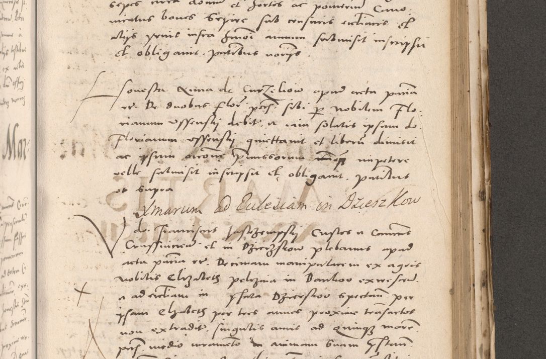 Zdjęcie nr 711 dla obiektu archiwalnego: Acta actorum causarum, sententiarum tam diffinitivarum quam interloquutoriarum, decretorum, obligationum, quietationum et constitutionum procuratorum coram reverendo domino Stanislao Schlomovski praeposito Calissiensi, archidiacono Sandecensi, canonico vicarioque in spiritualibus generali Cracocoviensi ad annum Domini millesimum quingentesimum quinquagesimum sextum, cuius indicatio quatuor decima, pontificatus sanctissimi in Christo patris domini Pauli divina providencia pape quarti anno ipsius