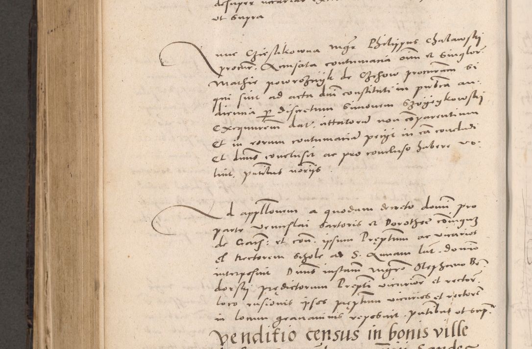 Zdjęcie nr 706 dla obiektu archiwalnego: Acta actorum causarum, sententiarum tam diffinitivarum quam interloquutoriarum, decretorum, obligationum, quietationum et constitutionum procuratorum coram reverendo domino Stanislao Schlomovski praeposito Calissiensi, archidiacono Sandecensi, canonico vicarioque in spiritualibus generali Cracocoviensi ad annum Domini millesimum quingentesimum quinquagesimum sextum, cuius indicatio quatuor decima, pontificatus sanctissimi in Christo patris domini Pauli divina providencia pape quarti anno ipsius