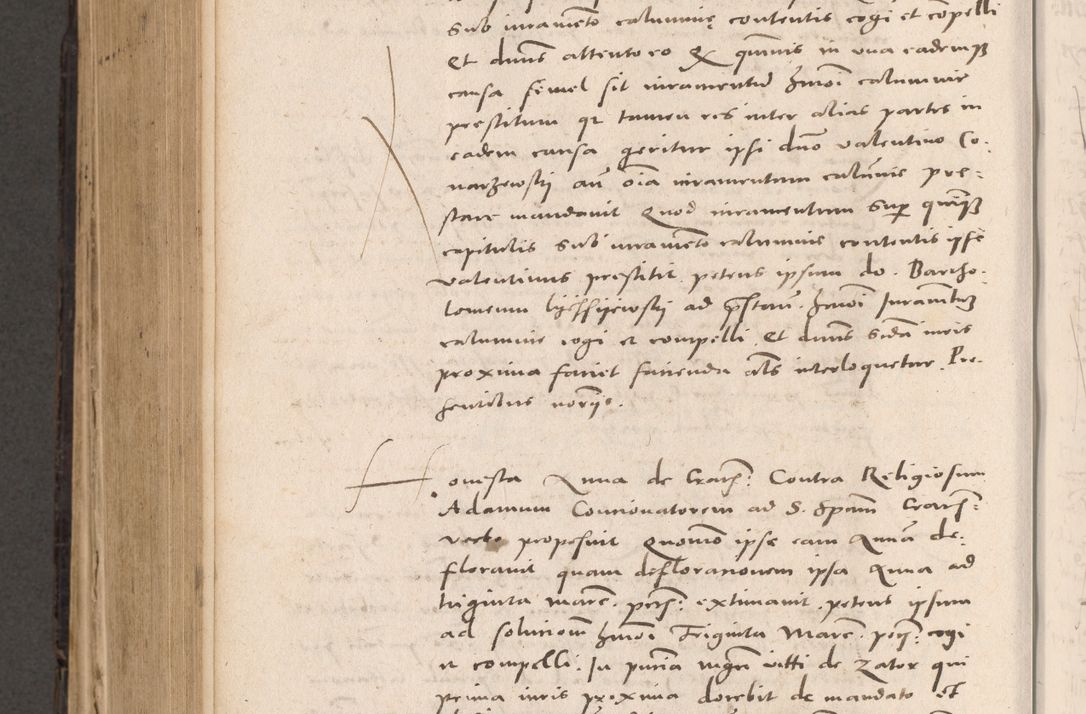 Zdjęcie nr 704 dla obiektu archiwalnego: Acta actorum causarum, sententiarum tam diffinitivarum quam interloquutoriarum, decretorum, obligationum, quietationum et constitutionum procuratorum coram reverendo domino Stanislao Schlomovski praeposito Calissiensi, archidiacono Sandecensi, canonico vicarioque in spiritualibus generali Cracocoviensi ad annum Domini millesimum quingentesimum quinquagesimum sextum, cuius indicatio quatuor decima, pontificatus sanctissimi in Christo patris domini Pauli divina providencia pape quarti anno ipsius
