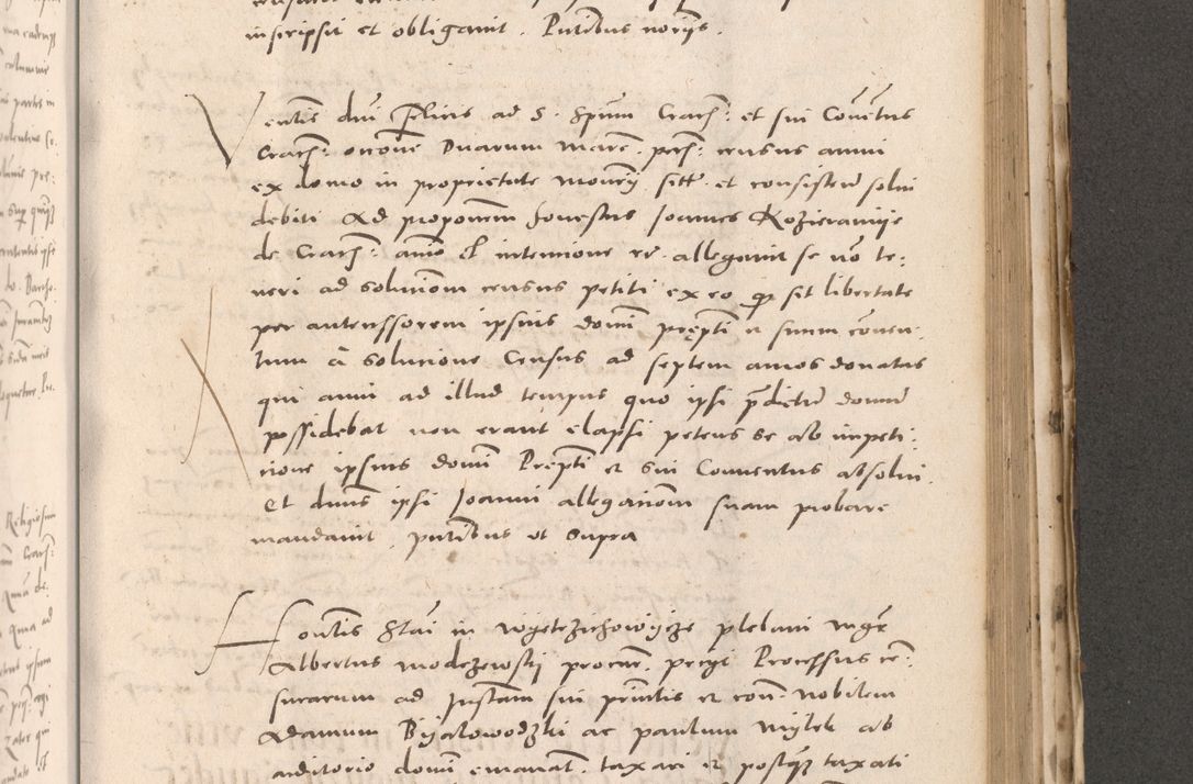 Zdjęcie nr 705 dla obiektu archiwalnego: Acta actorum causarum, sententiarum tam diffinitivarum quam interloquutoriarum, decretorum, obligationum, quietationum et constitutionum procuratorum coram reverendo domino Stanislao Schlomovski praeposito Calissiensi, archidiacono Sandecensi, canonico vicarioque in spiritualibus generali Cracocoviensi ad annum Domini millesimum quingentesimum quinquagesimum sextum, cuius indicatio quatuor decima, pontificatus sanctissimi in Christo patris domini Pauli divina providencia pape quarti anno ipsius