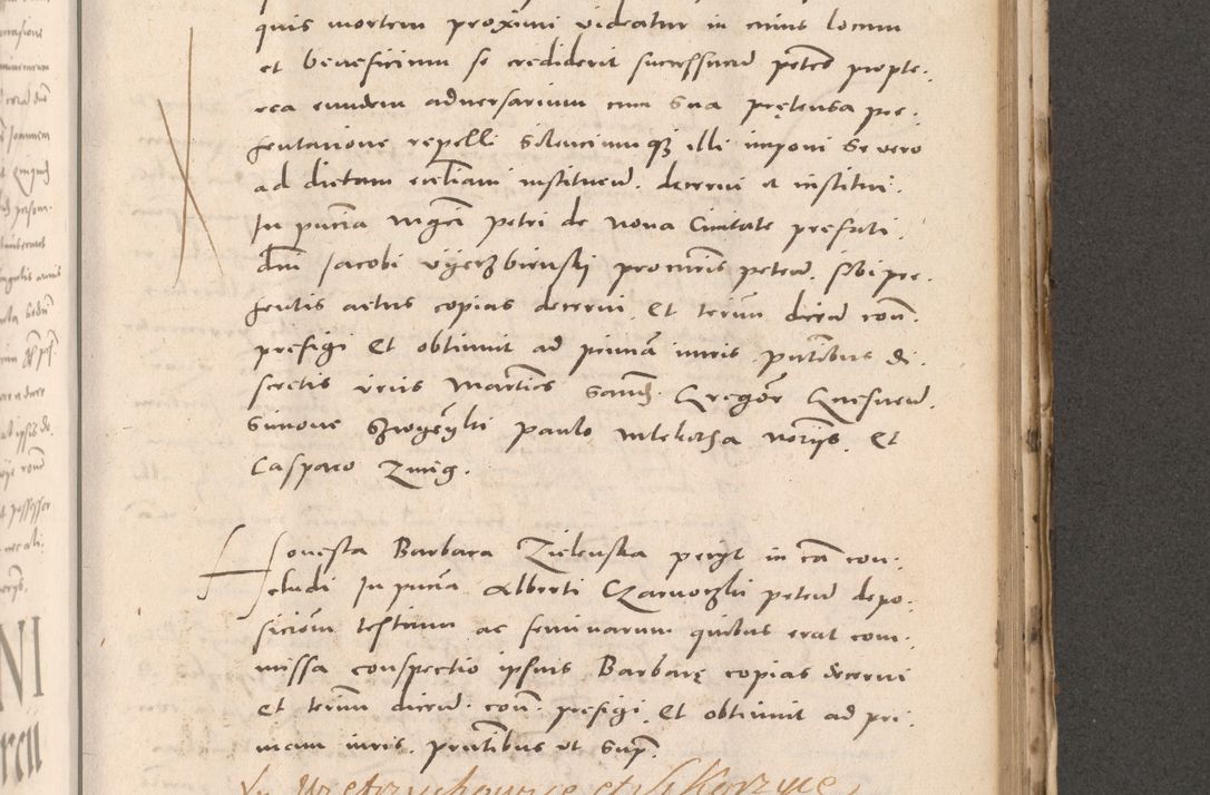 Zdjęcie nr 701 dla obiektu archiwalnego: Acta actorum causarum, sententiarum tam diffinitivarum quam interloquutoriarum, decretorum, obligationum, quietationum et constitutionum procuratorum coram reverendo domino Stanislao Schlomovski praeposito Calissiensi, archidiacono Sandecensi, canonico vicarioque in spiritualibus generali Cracocoviensi ad annum Domini millesimum quingentesimum quinquagesimum sextum, cuius indicatio quatuor decima, pontificatus sanctissimi in Christo patris domini Pauli divina providencia pape quarti anno ipsius